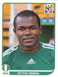 Victor Obinna Nigeria samolepka Panini World Cup 2010 #141